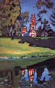 Vassily Kandinsky Red Church oil painting artist